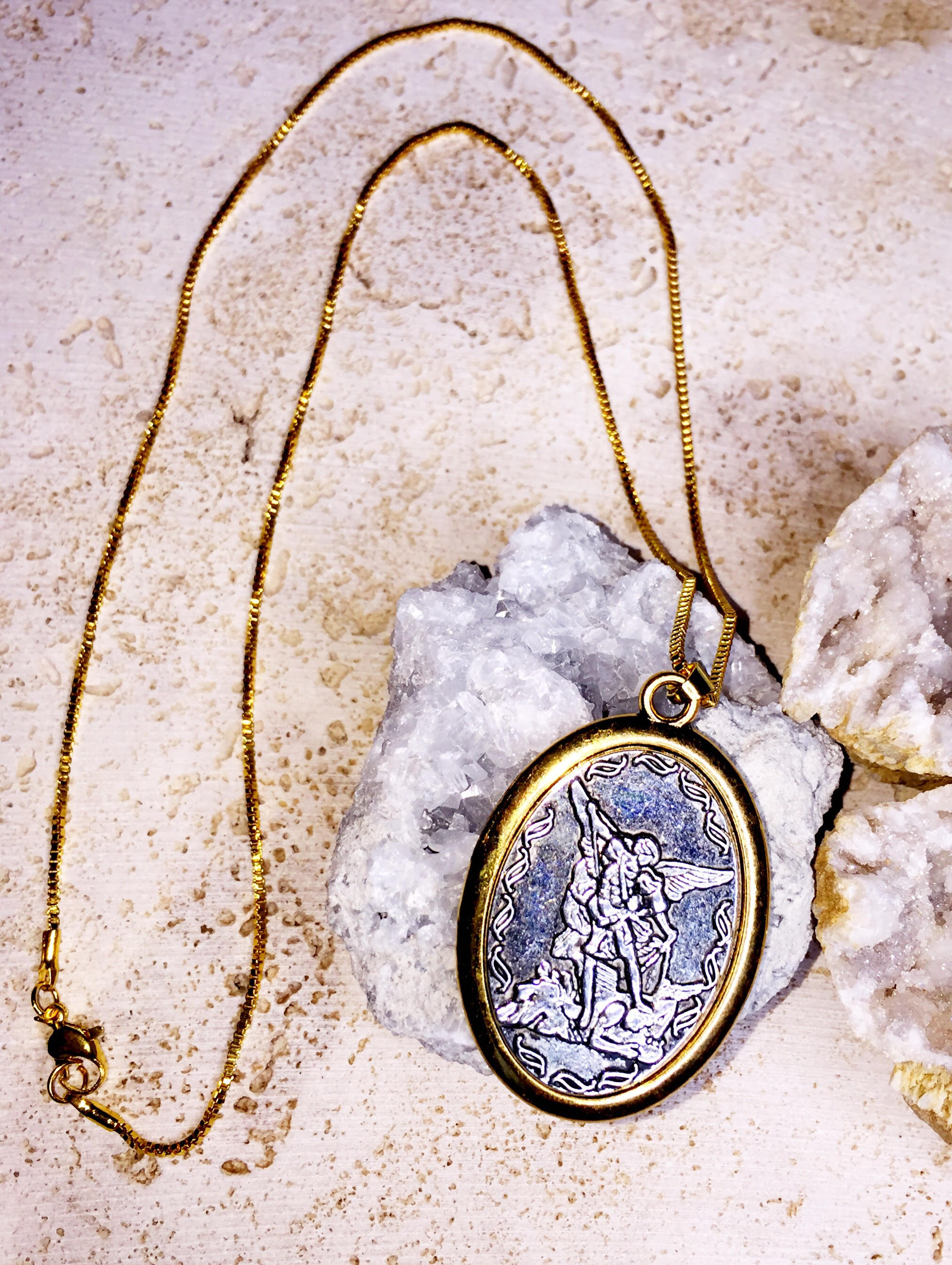 Archangel Michael Necklace Protection (Blessed)