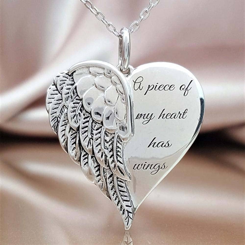 Love Heart Wings - Archangel Michael (Blessed) Protection Necklace