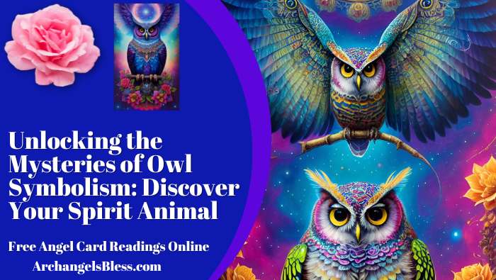 Unlocking the Mysteries of Owl Symbolism: Discover Your Spirit Animal, Owl symbolism, owl animal totem, owl spirit animal, spirit animal, wisdom, intuition, magic, protection, guidance, death, transformation, traits of owls, meditation, divination tools, What is the symbolism of owls as spirit animals, How to connect with your spirit animal through owl symbolism, The meaning and traits of owls as spirit animals, Exploring the spiritual and mystical qualities of owls, Using divination tools to discover your spirit animal, with a focus on owls, Understanding the association of owls with death and transformation in different cultures, Developing intuition and wisdom through connecting with your owl spirit animal, Discovering the magic and mystery of owls as spiritual guides, Connecting with nature to connect with your spirit animal, with a focus on owls, The importance of trusting your intuition when interpreting signs and symbols related to your spirit animal,