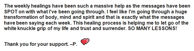testimonial for healing sessions